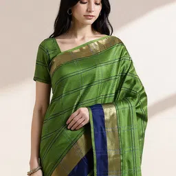 Anouk Rustic Woven Design Zari Handloom Banarasi Saree-picture-47