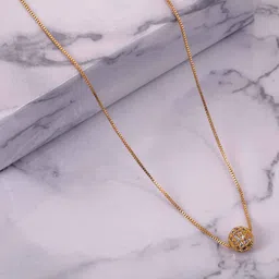 Boghra Sales Gold-Plated Alloy Pearls Chain image 2