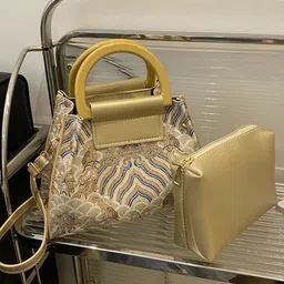 corsica DressBerry Floral Swagger Handheld Bag with Tasselled-picture-30