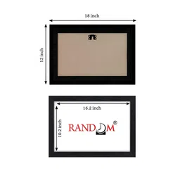 RANDOM Green & Yellow Mughal Garden Scene Featuring A Peacock Printed Wall Art image 2