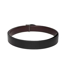 WINSOME DEAL Men Push Pin Closure Textured Formal Belt image 3