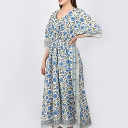 Fabric Venue Floral Print Kaftan Maxi Dress image 4