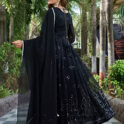 Altecia Embellished Georgette Maxi Dress image 2