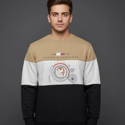 SANDPIPER Men Colourblocked Sweatshirt-picture-11