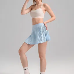 JC Collection Pleated Mid Rise Mini Skirts image 3