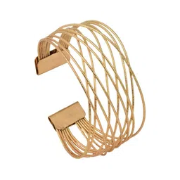Reenisaa Gold-Plated Kada Bracelet image 3
