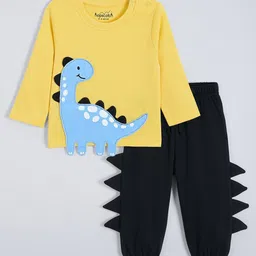 Hopscotch Boys Cotton Printed Clothing Set-image-52