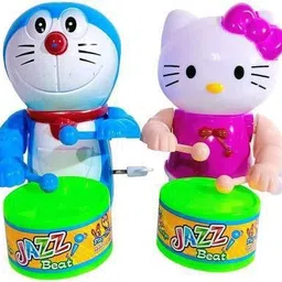 ananya shop Dancing Musical Drum Toy - Key Operated - Fun Toy for Kids (Hello Kitty) Pack of 2-picture-10