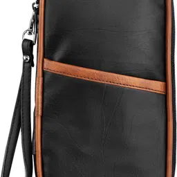 grevora Women Black, Tan Wristlet-picture-14