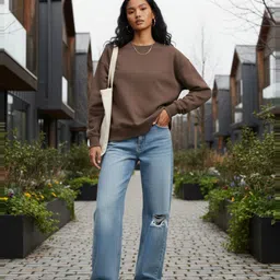 glitchez Mickey Mouse Graphic Printed Sweatshirt image 4