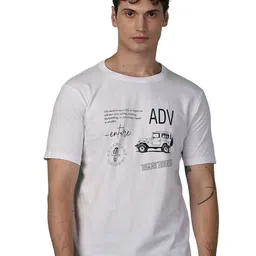 Y.O.U Men Bio Finish Typography Printed Round Neck Cotton T-shirt-picture-34