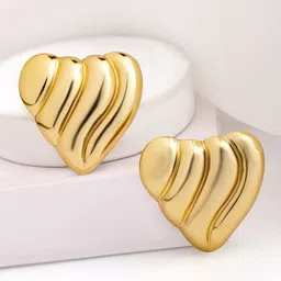 Rubans 18K Gold Plated Tarnish Free Waterproof Classic Studs image 1