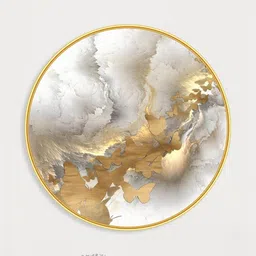 Livin'luxe White MDF Other Wall Paintings image 4