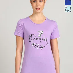PAAVKI Pack Of 3 Typography Printed Cotton T-shirts-picture-15
