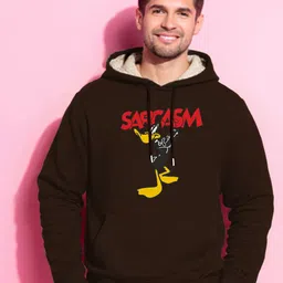 TOGS & TERRE Men Graphic Printed Hooded Sweatshirt-picture-23