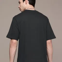 Moda Rapido Men Printed Applique T-shirt image 3