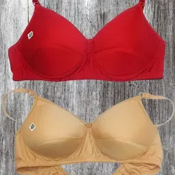 jaibhav collections Pack of 3 Women Push-up Heavily Padded Bra image 2