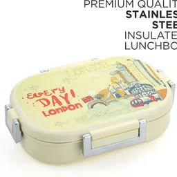 metstik Lunch Box For School Children 2 Containers Lunch Box image 4