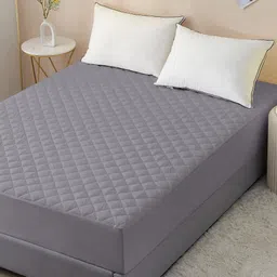 Single Size Fitted Cotton Breathable, Stretchable, Waterproof Mattress Cover-image-21