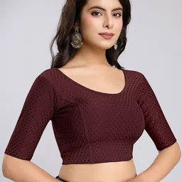 lambodar textiles Round Neck Women Blouse image 4