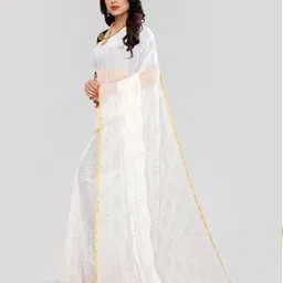 FABMORA Ethnic Motifs Printed Saree image 3