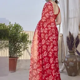 KALINI Floral Printed Saree image 3