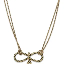 Estele Gold Plated Pretty Bow Designer Jewellery Set image 2