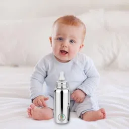 claoberry 300 ml Stainless Steel Flask image 3