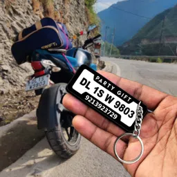 party gift Small Number Plate keyring for car & Bike Lover Key Chain-picture-27