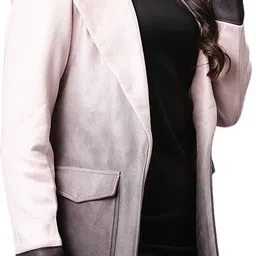 campus sutra Faux Fur Ombre Coat For Women image 3