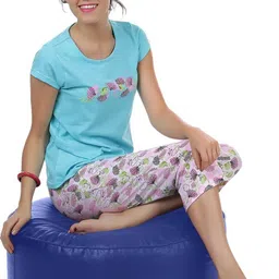 style homez Large Classic Round Floor Cushion Royal Bean Bag Footstool With Bean Filling-picture-34