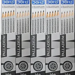 doms PALLADIUM XTRA SUPER DARK 10 GRAPHITE PENCILS | 5 x 10 PENCILS | Pencil-picture-13