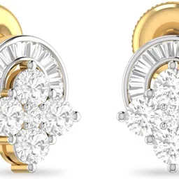 PC Jeweller The Sayona Yellow Gold 18kt Diamond Stud Earring-image-31