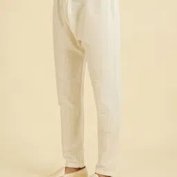 diwas by manyavar Men's Art Silk Solid Pyjama (1pc) | Men Pyjama image 2