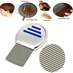 flipzy Stainless Steel Lice Treatment Comb for Head Lice Remover (Pack of 1) image 2