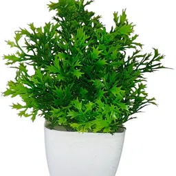 kavyasolutions 2D+2M+2P Multicolor Wild Flower Artificial Flower with Pot image 2
