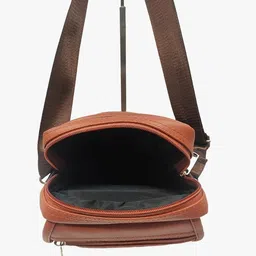 magnifique Men & Women Tan Messenger Bag image 2