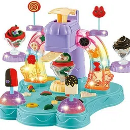 shizuha Musical Ice Cream Play Set with 3D Color Modeling Clay, Educational Kitchen Toy image 4