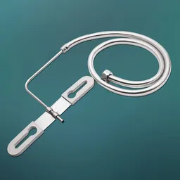 bathbliss Stainless Steel American 1.0 meter Nozzle Bidet Jet Spray for Toilet (Set of 1) Faucet Set image 1