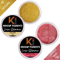 KINDED Set of 2 Makeup Pigments Loose Shimmer Powder Eyeshadow 3 g Each - 02 & 11-picture-5