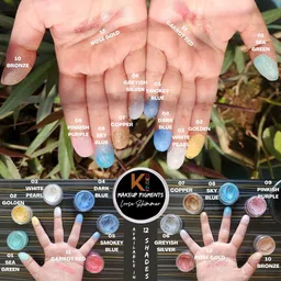 KINDED Set of 2 Makeup Pigments Loose Shimmer Powder Eyeshadow 3 g Each - 10 & 12 image 4