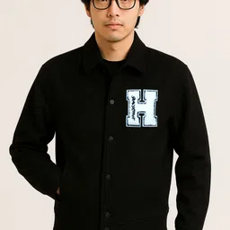 damler trendz Men Solid Varsity Jacket-picture-17