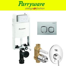 parryware Half Frame Concealed Cistern, with divater body upper part set of 1 pic 264 Dual Flush Tank-picture-48