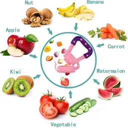 astra Baby Milk or Water Feeding Stainless Steel Bottle240ML & Spoon 90ML Fruit Feeder - Stainless steel, Silicone image 2