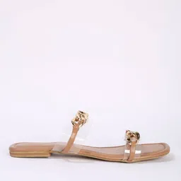 five by inc.5 Slip-On Sandals with Transparent Straps image 3