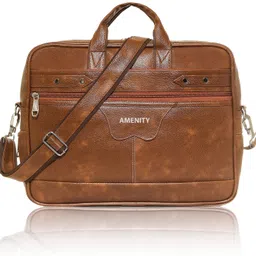 amenity Men & Women Tan Messenger Bag-picture-17