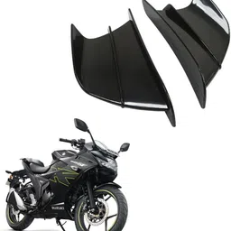 vagary Black Bike Wings Side Winglet for Suzuki Gixxer SF Bike Fairing Kit-picture-12