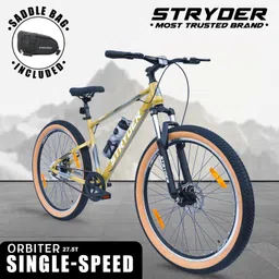 stryder Orbiter 27.5" Single Speed Bicycle with Saddle Bag - 27.5 T (inch) Mountain Cycle-picture-25