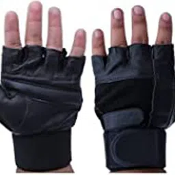 ananya enterprises 10 L Gym Duffel Bag - Combo Set of Gym Bag with Gym Glove with Wrist Band and life black shaker Bottle - Black image 3