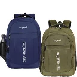 sky rise Large 35 L Laptop Backpack Pack of 2 Durable Laptop & Study Backpacks with Bottle Holder-picture-24